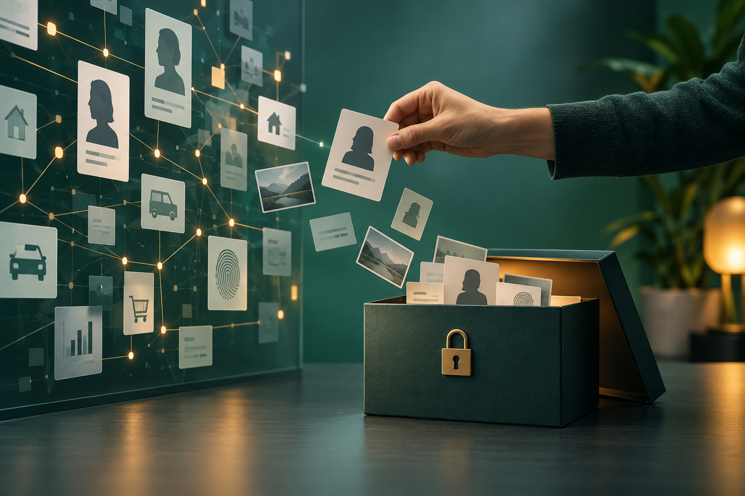 Reducing Your Exposure: Opting Out of Data Brokers — editorial illustration